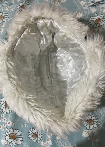 Çocuk Kürklü Desenli Bere/ kışlık başlık - Görsel 2