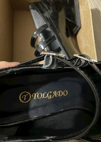 Siyah Tokalı Topuklu Kadın ayakkabı - Görsel 7