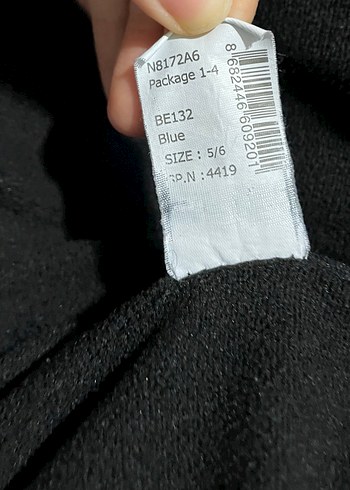 Erkek Çocuk Lacivert Fermuarlı Mont - Görsel 6