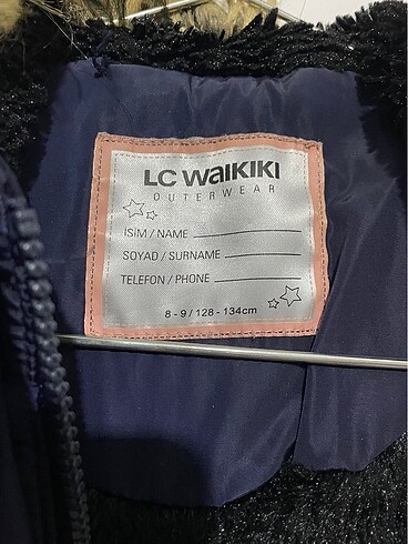 9 Yaş Beden lacivert Renk Kız çocuk mont