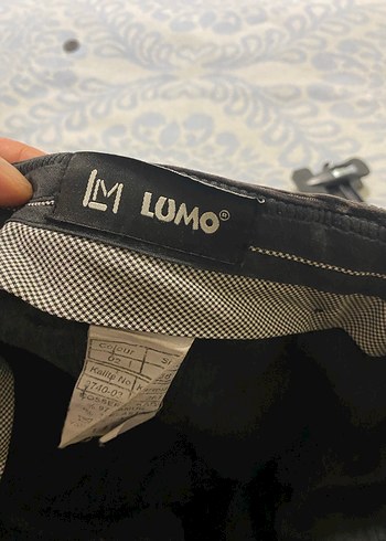 Siyah kadife Kemerli Erkek Pantolon - Görsel 7