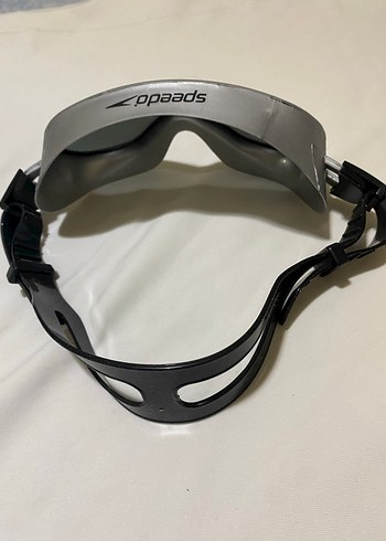 Speedo Gri Biker Stil Yüzücü Gözlüğü - Görsel 4