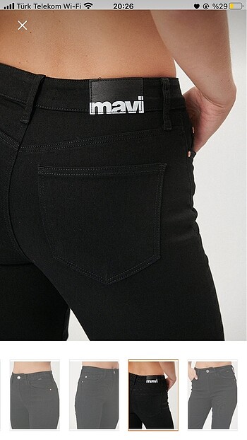 m Beden siyah Renk Mavi jean