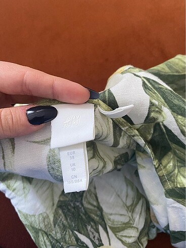 38 Beden beyaz Renk H&M kısa elbise