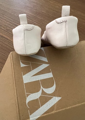 Beyaz Zara Kız Babet Ayakkabı - Görsel 4