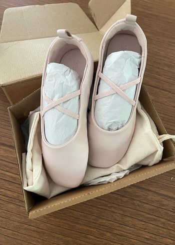 Beyaz Zara Kız Babet Ayakkabı - Görsel 5