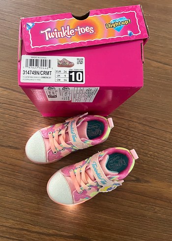 Skechers Skechers Kız Çocuk Renkli Bağcıklı Spor Ayakkabı,