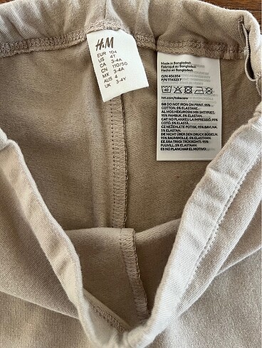 4 Yaş Beden pembe Renk H&M cocuk