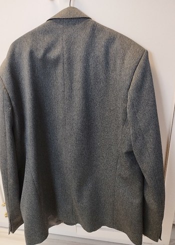 Gri Düğmeli Erkek Takım Ceketi - Görsel 2