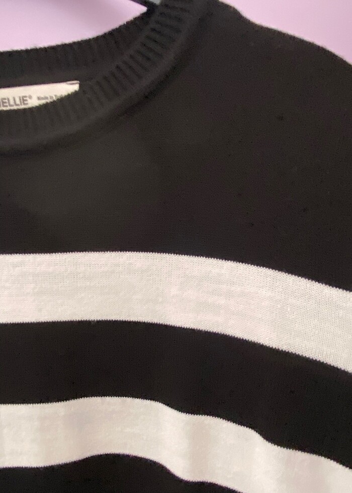 Triko elbise siyah - Görsel 3