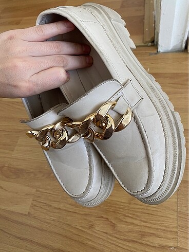 Zara Loafer ten rengi ayakkabı