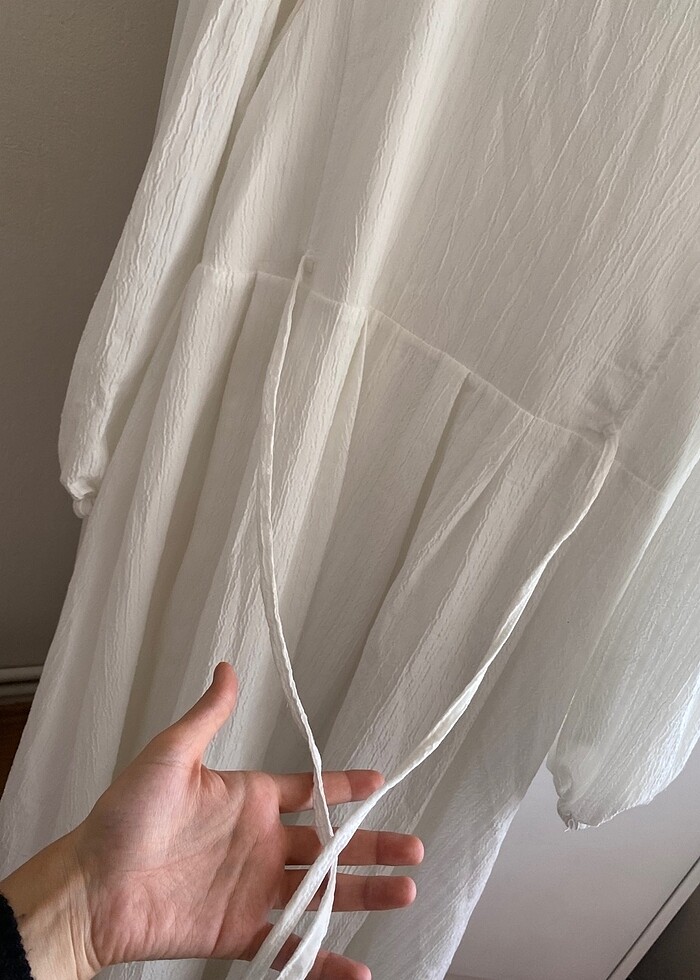 Beyaz elbise - Görsel 3