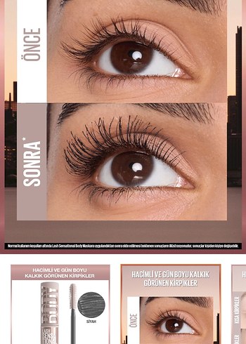 Lash Sensational Body Maskara - Görsel 2