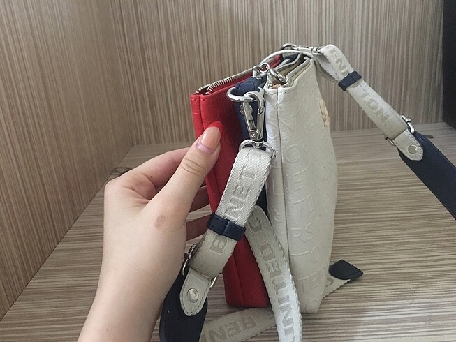 Benetton Benetton üç renkli çanta