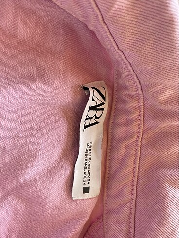 Zara Zara pembe kot ceket