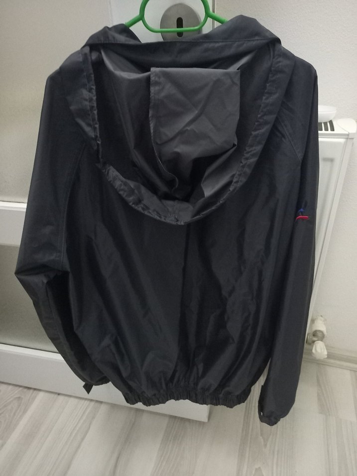 Siyah Kapüşonlu kadin Rüzgarlık Sweat - Görsel 4