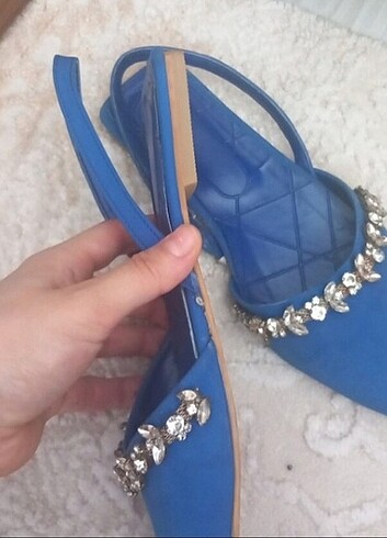 Zara Kadin babet taşli