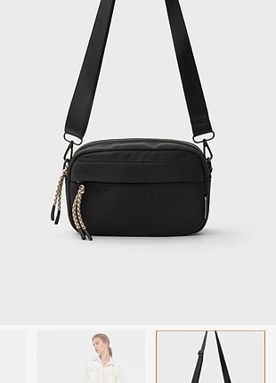 Stradivarius siyah çanta