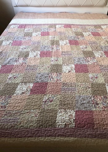 Bej Pastel Renkli Yatak Örtüsü - Görsel 5