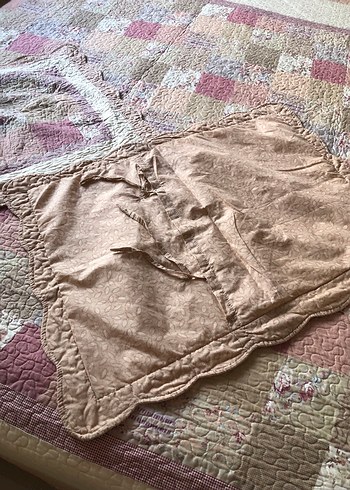 Bej Pastel Renkli Yatak Örtüsü - Görsel 4