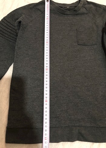 Gri Erkek Çocuk Uzun Kollu Sweatshirt - Görsel 2