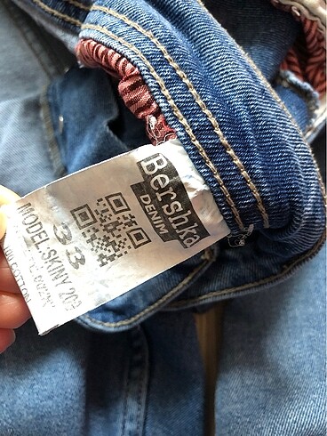 Bershka Erkek jean 33 beden
