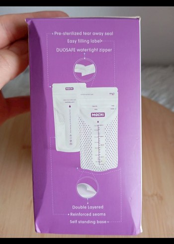 Mochi Çift Katmanlı Göğüs Sütü Saklama Poşeti - Görsel 2