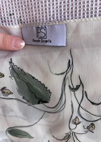 Beden Çiçek Desenli şal fresh scarfs marka