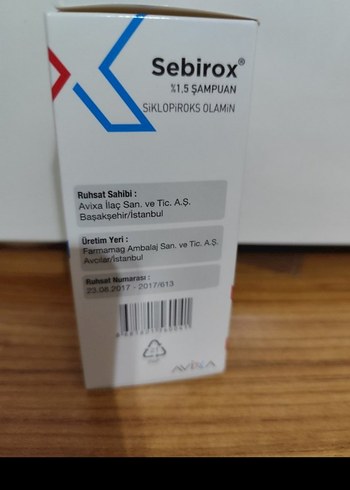Sebirox %1,5 Şampuan 100ml - Görsel 2