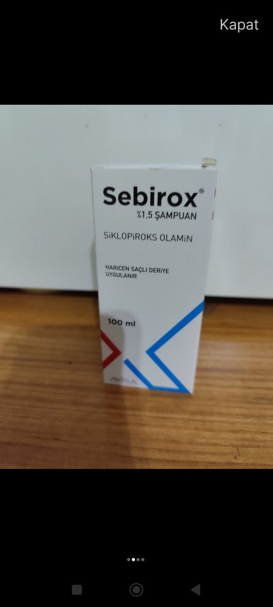 Sebirox %1,5 Şampuan 100ml - Görsel 3