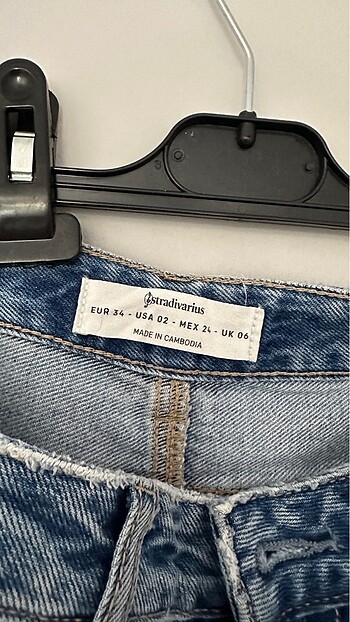 xs Beden mavi Renk Stradivarius Jean