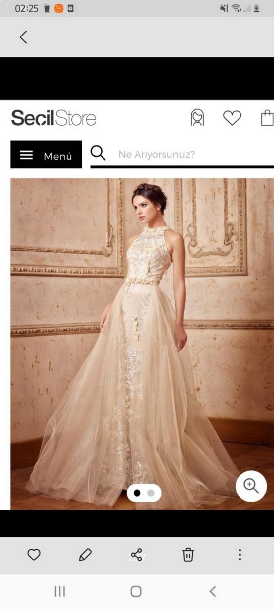 Modern Klasik Straplez Denizkızı Gelinlik - Görsel 4