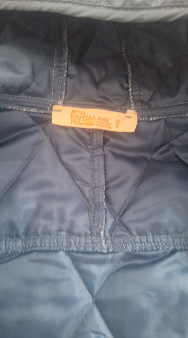 Kapüşonlu palement Düğmeli Kadın Mont - Görsel 4