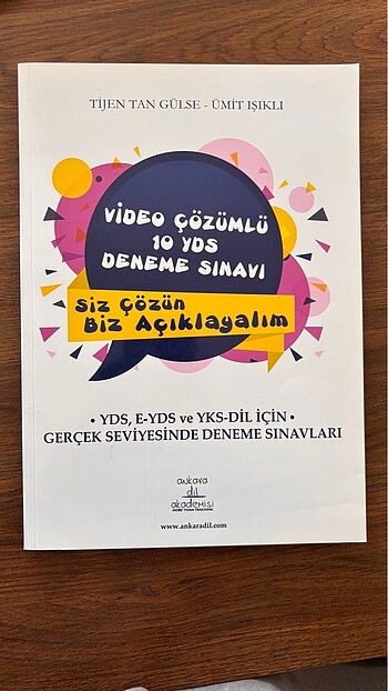 YDS hazırlık/ Ankara Dil Akademisi