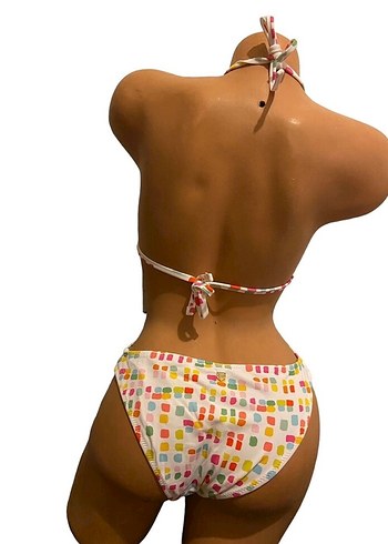 38 Beden Renkli Mini Bikini u.s polo