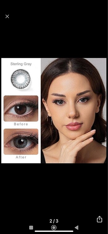 Diğer Sterlini gray lens