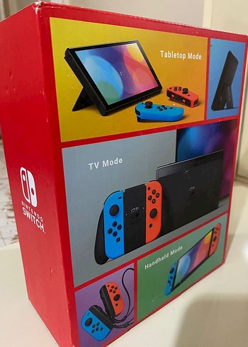 Beden Nintendo Switch OLED Model Kırmızı-Mavi