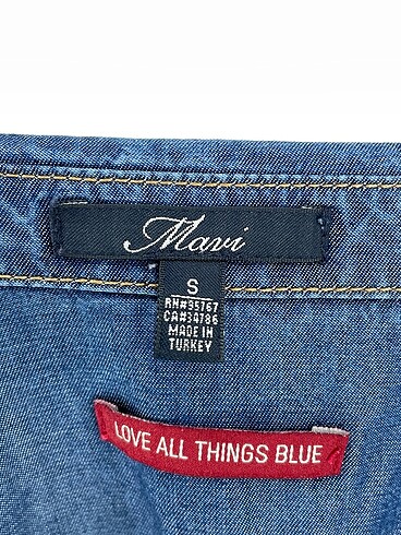 s Beden mavi Renk Mavi Jeans Gömlek %70 İndirimli.