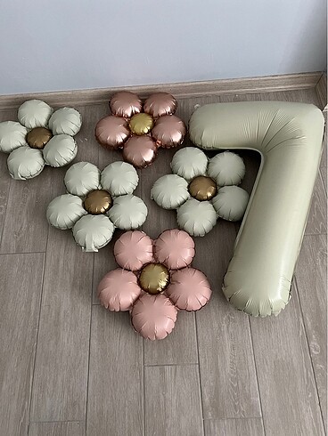  Beden Pastel tonlarda folyo balon