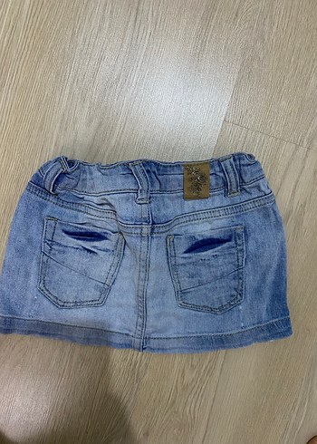 4 Yaş Beden Zara Denim Mini çocuk Etek