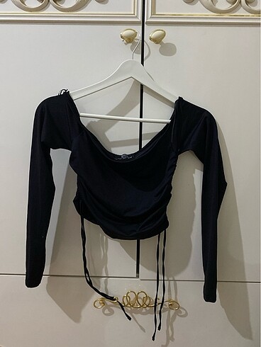 s Beden siyah Renk Bershka crop