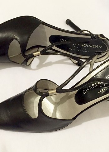 Charles Jourdan gercek deri 39-40 no Stiletto - Görsel 4