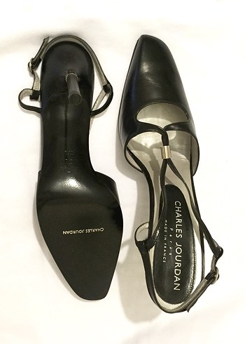 Charles Jourdan gercek deri 39-40 no Stiletto - Görsel 3