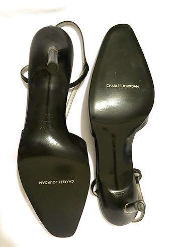 Charles Jourdan gercek deri 39-40 no Stiletto - Görsel 5