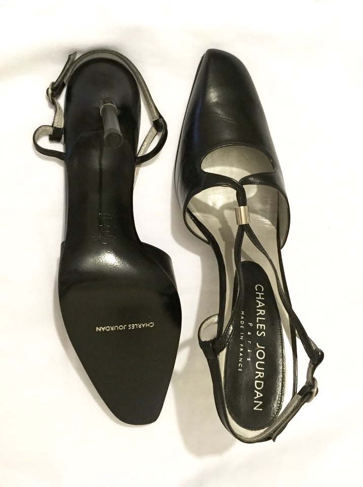 Charles Jourdan gercek deri 39-40 no Stiletto - Görsel 3