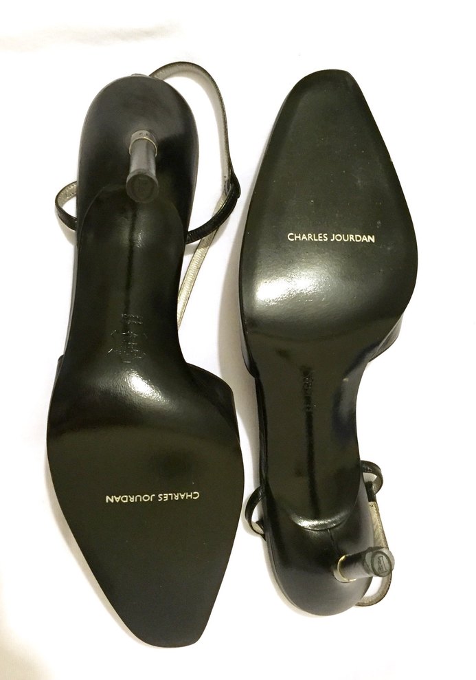 Charles Jourdan gercek deri 39-40 no Stiletto - Görsel 5