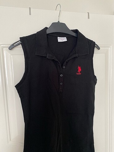 U.S Polo Assn. Siyah elbise