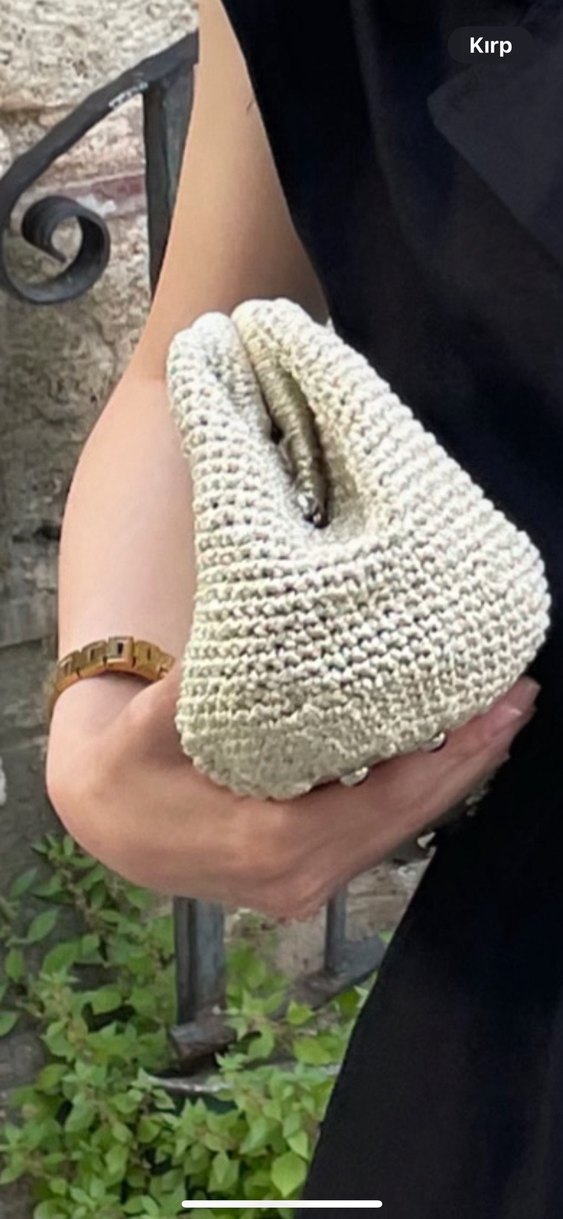 hasır örgü çanta - Görsel 2