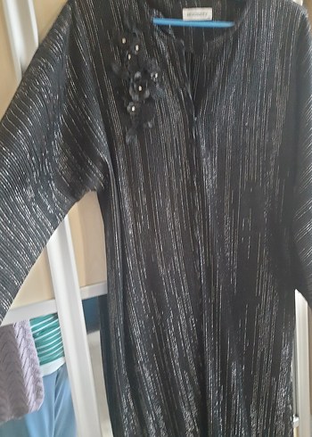 abaya Siyah  likralı - Görsel 4