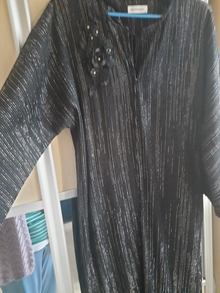 abaya Siyah  likralı - Görsel 4